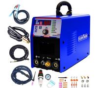 PLASMARGON Plasma Cutter TIG Welder (Pulse) Stick Welder - CT418 3 in 1 Combo Welding Machine, 180A Pulse TIG/Arc Welding, 40A Plasma Cutting, 220V