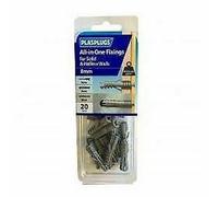 Plasplug All In One Multi Purpose Fixings (8mm) (Silver)