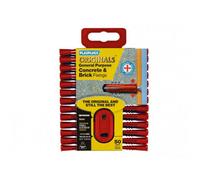 Plasplugs General-Purpose Concrete & Brick Fixings Red (Pack Of 50)