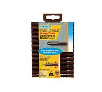 Plasplugs Heavy-Duty Concrete & Brick Fixings Brown (Pack Of 50)