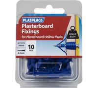 Plasplugs Heavy Duty Plasterboard Hollow Wall Fixings