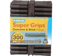 Plasplugs Heavy Duty Super Grips Concrete and Brick Fixings