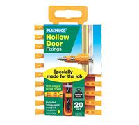 Plasplugs Hollow Door Fixings Yellow 3.5mm 20 Pack