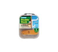 Plasplugs Hollow Door Hook White Double [DHW133]