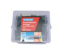 Plasplugs Nylon Hollow Wall Anchor (Dia)7mm (L)36mm, Pack Of 500