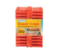 PLASPLUGS RP 187 Solid Wall Super Grips™ Fixings Red (300)