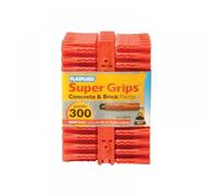 Plasplugs RP187CC Rp 187 Solid Wall Super Grips™ Fixings Red (300)