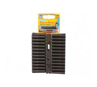 Plasplugs Solid Wall Super Grips Multi Colour (Pack Of 100 Brown)