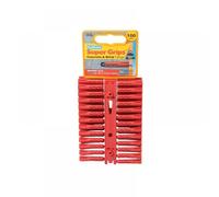 Plasplugs SRP502CC Srp 502 Solid Wall Super Grips™ Fixings Red (100)