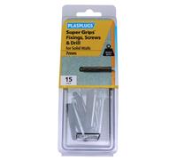 Plasplugs Super Grips Pz Brown Multi-Purpose Screw & Wall Plug (Dia)7mm (L)45mm, Pack Of 15