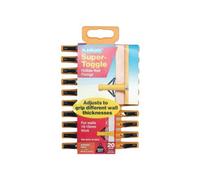 Plasplugs Super Toggle Hollow Wall Anchor (Pack Of 20) Yellow/black (One Size)