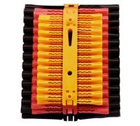 Plasplugs Supergrip Wall Plugs (Pack Of 100) Yellow/red/brown (One Size)