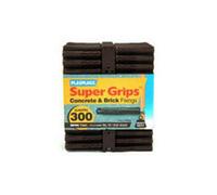 Plasplugs Supergrip Wall Plugs (Pack Of 300) Brown (One Size)