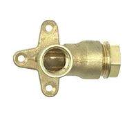 Plass-ONE 20mm x 1/2" Push Fit MDPE Wallplate Elbow - 1000