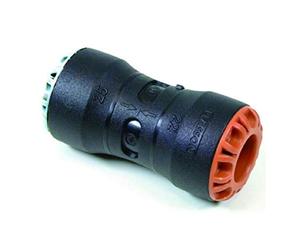 Plass-ONE 20mm x 15mm Push Fit MDPE to Copper Coupling - 1001C - PACK OF 2