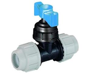 PLASSON 20mm MDPE Plastic Stoptap - 3407 - Pack of 2