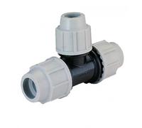 PLASSON 25mm x 25mm x 20mm Reducing Tee -7430 - Pack of 2