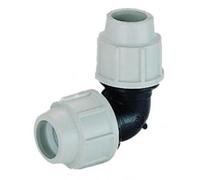 PLASSON 7050 20mm MDPE Elbow Bend - Pack of 5