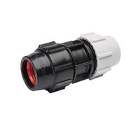Plasson 7418 MDPE Imperial x Metric Coupler 25 x 1/2"