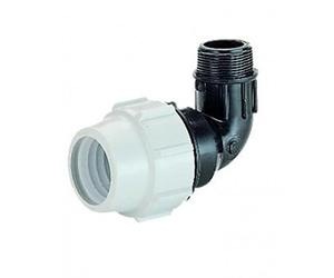 PLASSON 7850 25mm x 3/4" Threaded Male Elbow