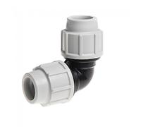 PLASSON MDPE 20mm 90 Degree Elbow Bend - 7050