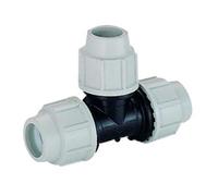 PLASSON MDPE 20mm Equal Tee - 7040 - Pack of 2
