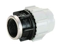 Plasson Mechanical Compression (Line 7 Grey) Female Adaptor 32mmx1" 070300032010