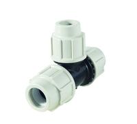 Plasson Mechanical Compression (Line 7 Grey) Reducing Tee 50X25X50mm 073400050025