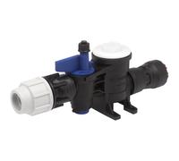 Plasson Meter Connection Point 25mm Mech MDPE x 22mm Copper/PE x Pushfit (PM0351071025022)