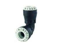 Plasson Push-Fit 90 Degree Water Pipe Elbow 25mm Pushfit 1005U0025