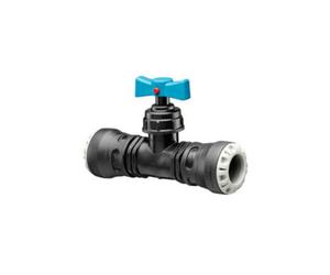 Plasson Pushfit Stop Tap - Pp - 32 X 32mm Mdpe 0341 (Pv0341U0032)