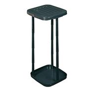 Plast Team Unisex Ekologica Noir Plast Team Garbage Bag Holder with Lid, Black, One Size UK