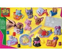 SES Creative Childrens Casting Painting Cats & Dogs Kids Arts Crafts Kit