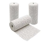 Plaster Cloth Bandages 3 Rolls 15cm x 460cm White Plaster Cloth Gauze Bandage Rolls 6 Inch for Craft Belly Cast Mask Making Art Belly Casting