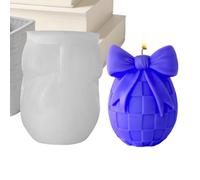 Plaster Easter Egg Moulds - Scented Candle Mould in the Shape of a Bow, Gyps Mould, for Aromatherapy, Plaster, Crafts, Home, Farm, Parties,