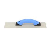 Plaster Finishing Trowel, 405x80mm Ergonomic Rubber Handle Sturdy Riveting Structure Plaster Trowel for Cement