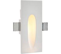 Plaster-In Rectangular Wall Light - 1.5W Warm White Led - Trimless Design