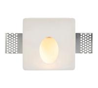 Plaster-In Square Wall Light - 1.5W Warm White Led Module - Trimless Design