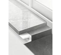 Plaster-in Window Reveal Trim U Shape, Trimless Countertop Edge Trim