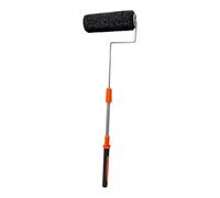 Plaster Roller with Telescopic Handle 25cm | Skimflex 10” Roll On Plaster Applicator for Ready Mixed Plaster & Putty | Extending 44-88cm Pole | Paint Roller Style Plastering Tool for Walls & Ceilings