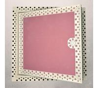 Plasterboard 550mm x 550mm Access Panel Fire Rated Inspection Hatch Beaded Frame Lock & Key