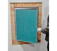 Plasterboard Access Door, Large Drywall Access Panel for Plumbing and Electrical, Inspection Hatch with Aluminum Frame, Paintable Design