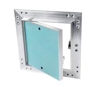Plasterboard Access Panel 150mm x 150mm, Aluminium Frame, Push-Click Mechanism, Paintable 12.5mm Gypsum Board