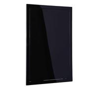 Plasterboard Access Panel Black 200x250mm Soft Closing Polished PVC