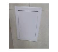Plasterboard Access Panel - Inspection Hatch with Aluminium Frame Tile Access Panel, Fuse Box Cover, Ceiling Panels & Loft Hatch(Milk,11.8x11.8)