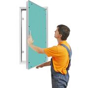 Plasterboard Access Panel, Paintable Wall Inspection Hatch with Key Lock, Custom Sizes for Easy Installation, Durable Design for Residential Use