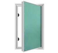 Plasterboard Access Panel with Aluminum Frame, Hidden Inspection Hatch Cover for Walls and Loft, Paintable Decoration Door