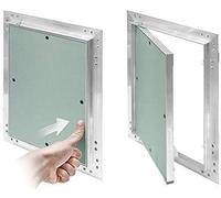 Plasterboard Access Panels with Aluminium Frame/Revision Door/Inspection Flap/Service Hatch/Vision Panel (300mm x 400mm)