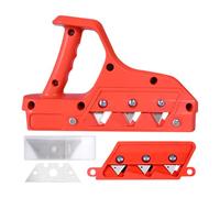 Plasterboard Planer, Manual Push Woodworking Cutting Tool | Cutting Tool for Plasterboard 45 and 60 Degrees, for the Construction of Walls with Skirting Boards and Edging