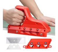 Plasterboard Planer, Manual Push Woodworking Cutting Tool, Cutting Tool for Plasterboard 45 and 60 Degrees - for Building Walls with Skirting Board and Edge